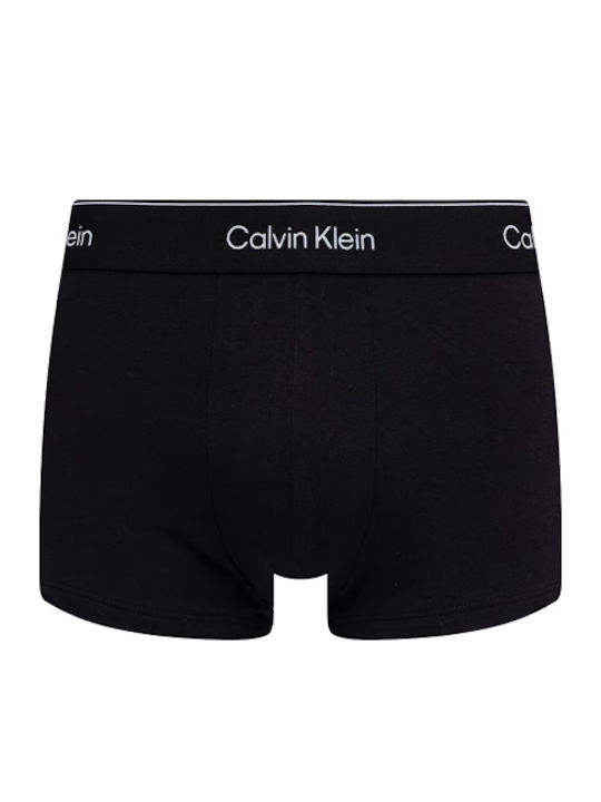 Calvin Klein Low Rise Boxeri pentru Bărbați Alb-Negru-Kaki 3Pack