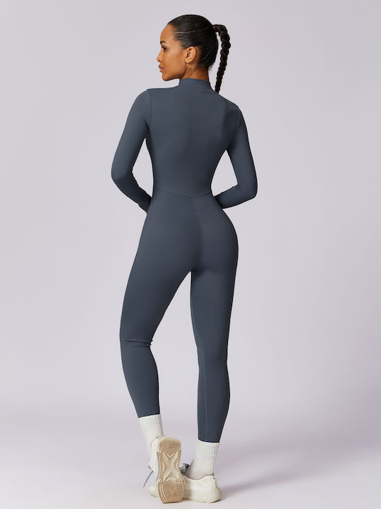 Women's Full-length Long Leggings Navy Blue