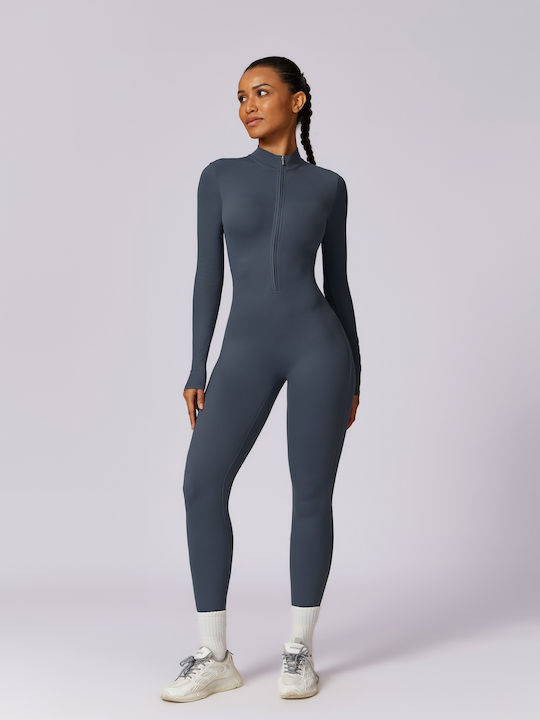 Women's Full-length Long Leggings Navy Blue