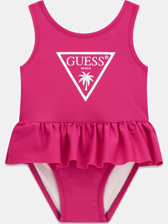 Guess Kinder Badebekleidung Einteilig Rosa