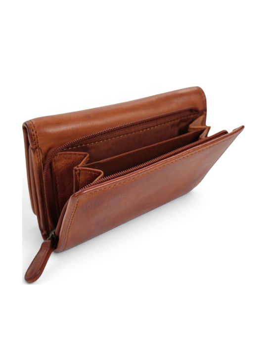 Leather Women's Wallet Brown
