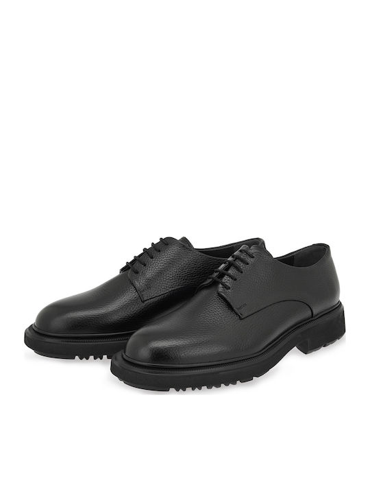 Leather Men's Casual Shoes Black