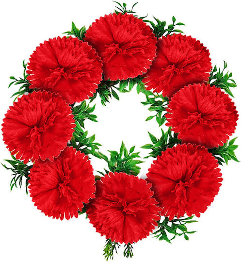 Wreath 8 Cloves Ø40cm Bunny's 931571 2 Pieces
