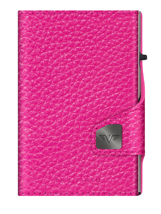Click & Slide Men's Wallet with RFID Silver