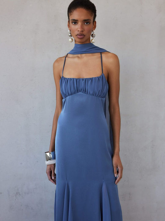 Summer Maxi Evening Dress Royal Blue