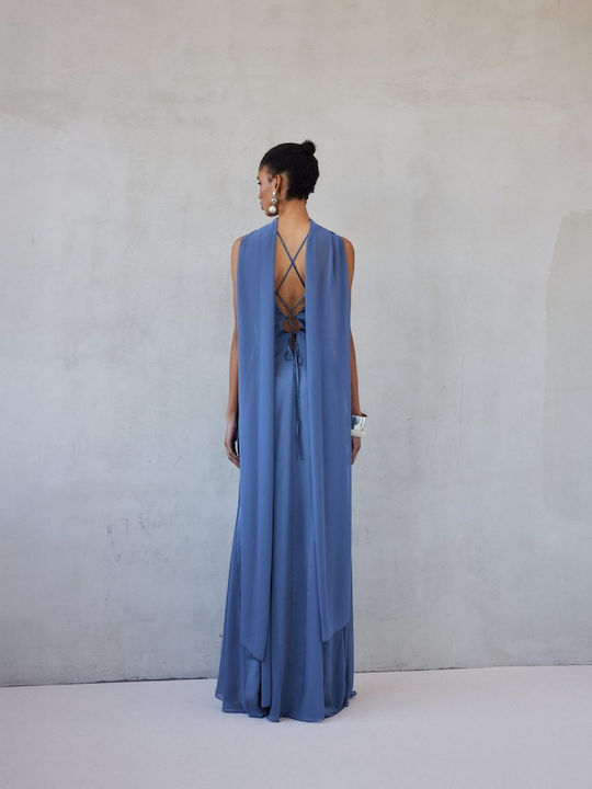 Summer Maxi Evening Dress Royal Blue