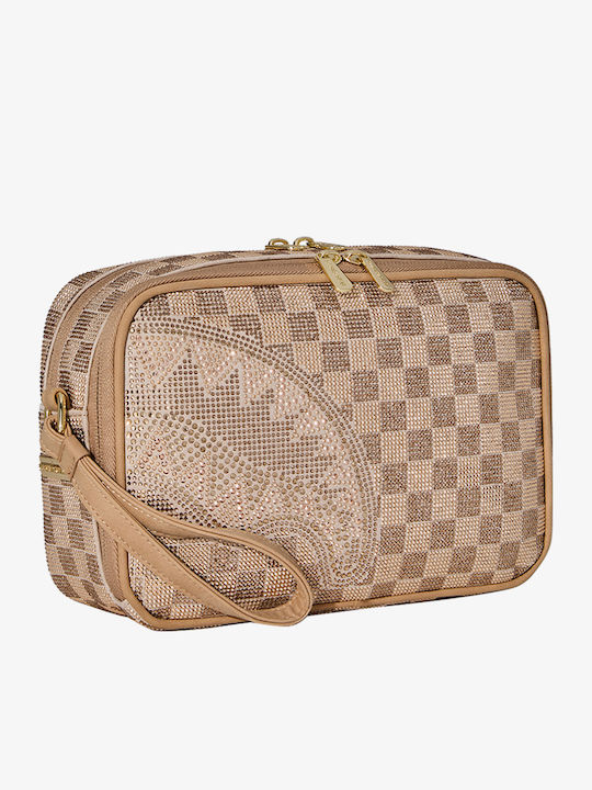 Sprayground Мъжки Двутонен Златист Trinity Несесер Brick Gold 910b9482nsz