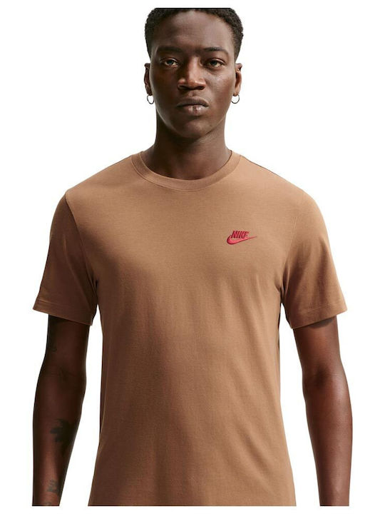 Sportswear Club Athletic T-shirt Silver