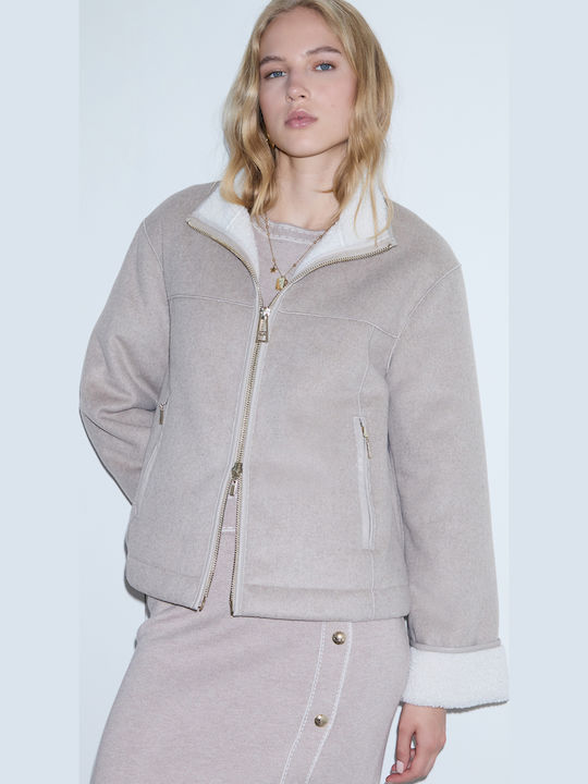 Дамско Sabbia Melange Half Coat