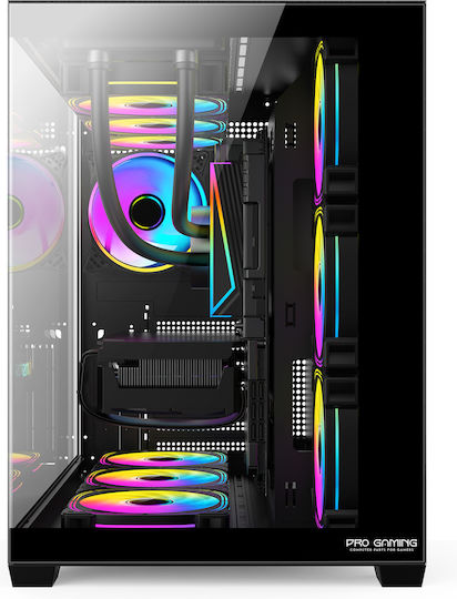 ProGaming Elite Black Glacier 360 Desktop PC (i5-12400F/32GB DDR5/1TB SSD/W11 Home)