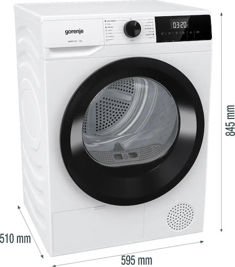 Gorenje D2HNE7E Wäschetrockner 7kg mit Wärmepumpe