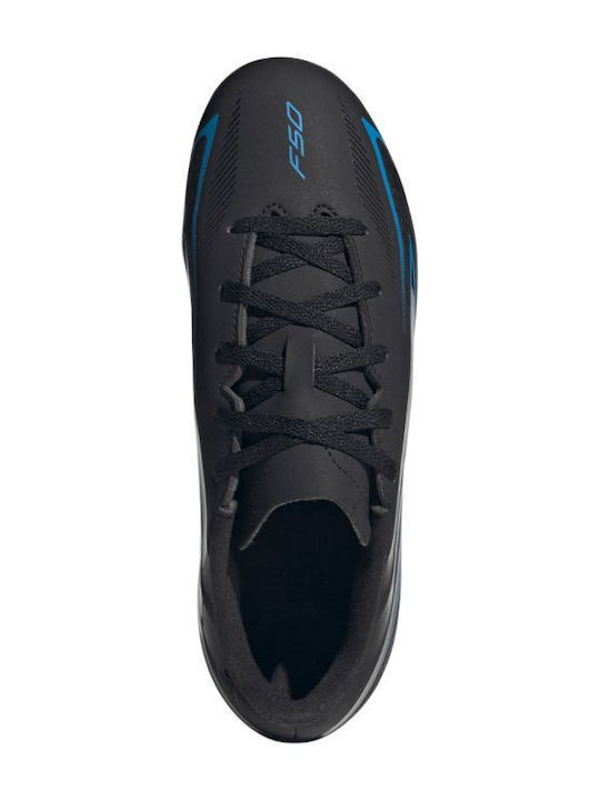 F50 Hyperfast Club FG/MG Kinder Fußballschuhe und Stollenschuhe mit Tappen Schwarz