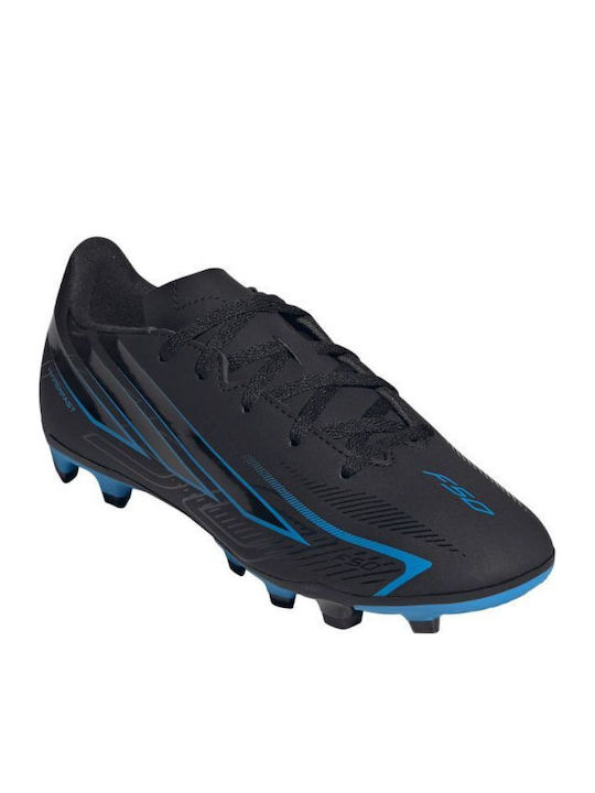 F50 Hyperfast Club FG/MG Kinder Fußballschuhe und Stollenschuhe mit Tappen Schwarz
