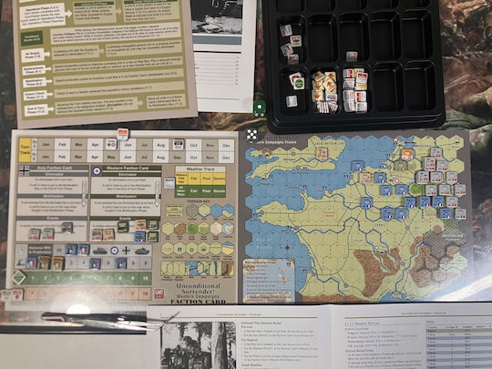 Επιτραπέζιο Παιχνίδι Unconditional Surrender: Western Campaigns για 2 Παίκτες 14+ Ετών (EN) GMT Games