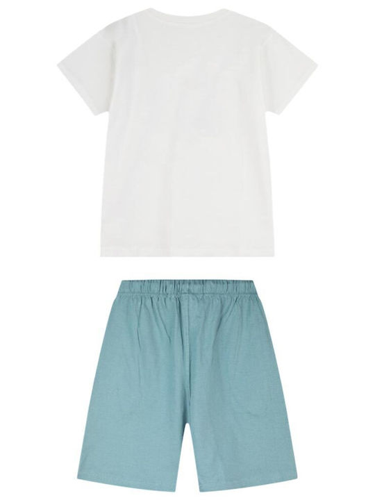 Kids Set with Shorts Summer 2 Pieces Dusty Green