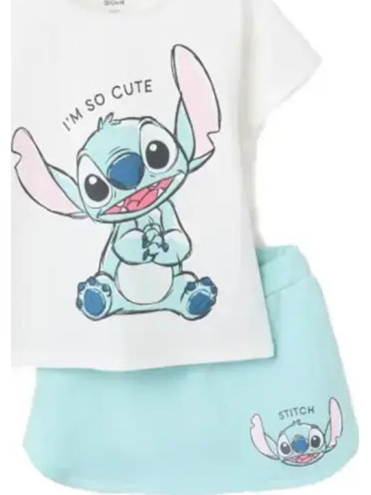 Kids Set with Shorts Summer 2 Pieces Light Blue