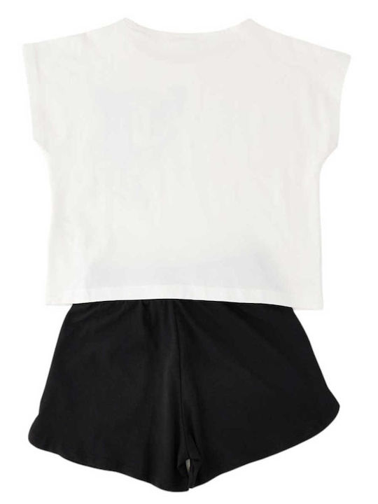 Kids Clothing Set with Shorts Summer 2 Pieces Optical White