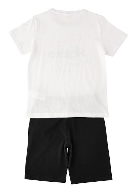 Kids Clothing Set with Shorts Summer 2 Pieces Optical White