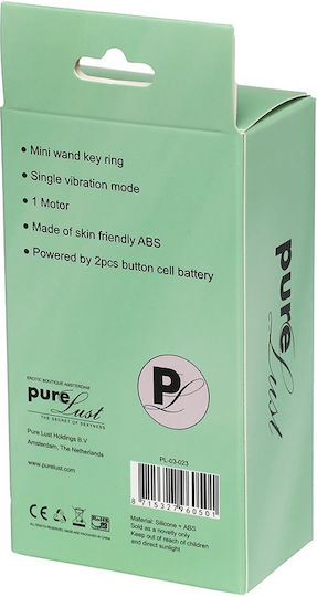 Pure Lust- P.S. Sex Solves Everything Mini Δονητής Μασάζ Μαύρος