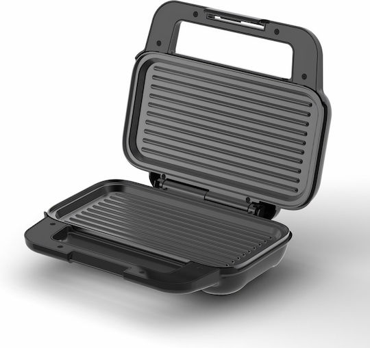 Rohnson Sandwich Maker for 2 Toasts 900W Black