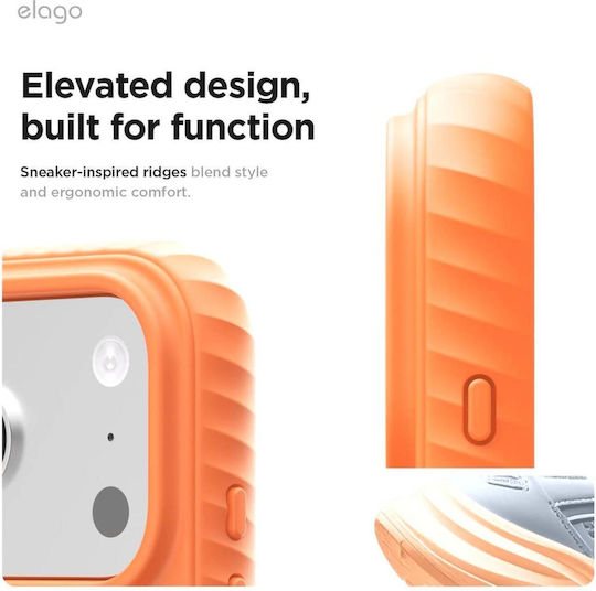 Elago Back Cover Σιλικόνης Πορτοκαλί (iPhone 17 Pro Max)