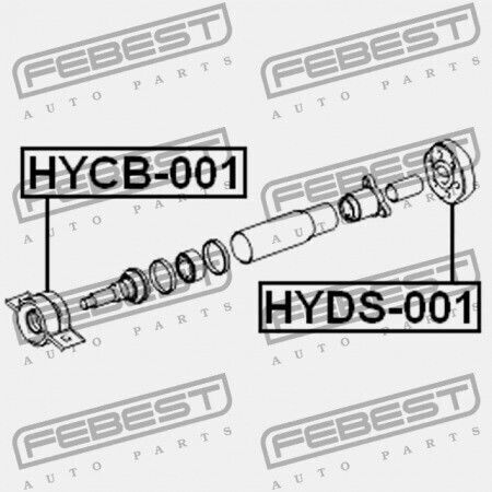 Hyundai Tucson 04 -Okt 2006 2004 Allgemeiner Kardangelenk 49190-26000