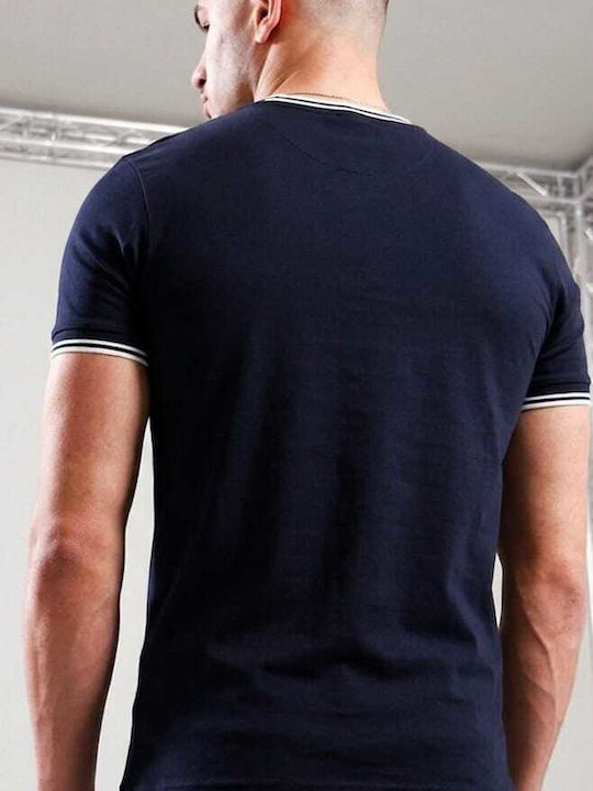 Premium Herrenblusen Kurzarm Blau