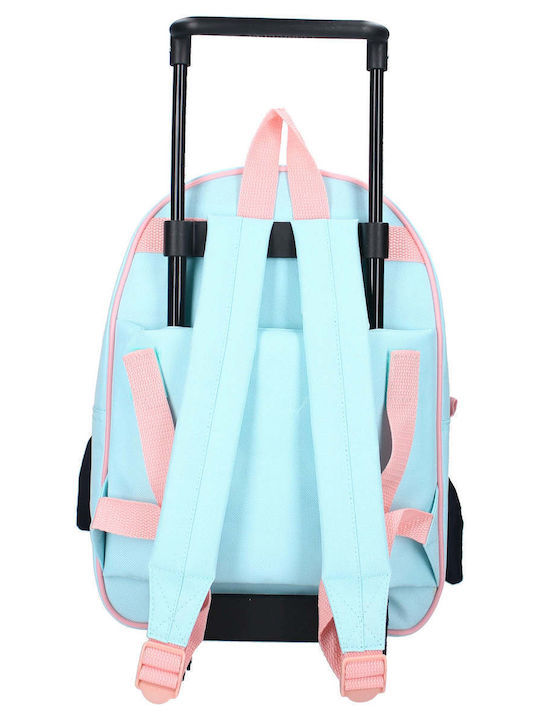 Vintage Lovers School Backpack For Elementary Blue 25 x 11 x 33cm