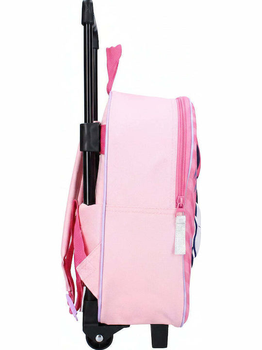 Vintage Lovers School Backpack For Elementary Pink 26 x 11 x 33cm