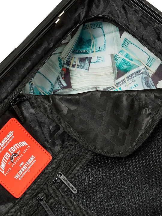 Sprayground Check Shark Koffer Reise Schwarz Und Weiß Drip