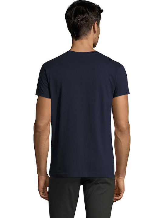 About Basics Ανδρικό Διαφημιστικό T-shirt Κοντομάνικο Navy