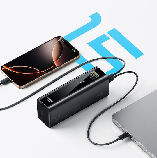 Cuktech PB200U Power Bank 20000mAh 210W with USB-A Port and 2 USB-C Ports Power Delivery / Quick Charge / PPS Black