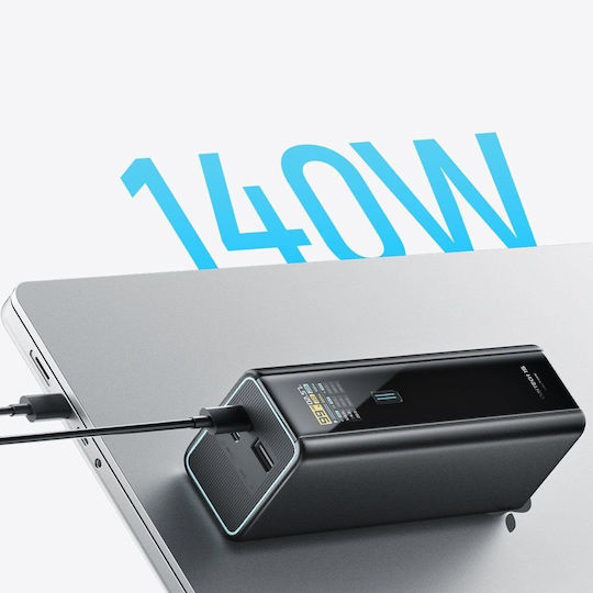 Cuktech PB200U Power Bank 20000mAh 210W with USB-A Port and 2 USB-C Ports Power Delivery / Quick Charge / PPS Black