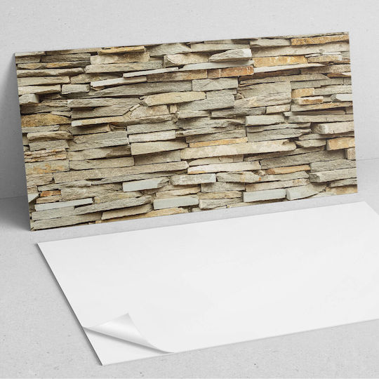 Vinyl Wall Tile Set Natural Stone Design 10x40x20 Cm