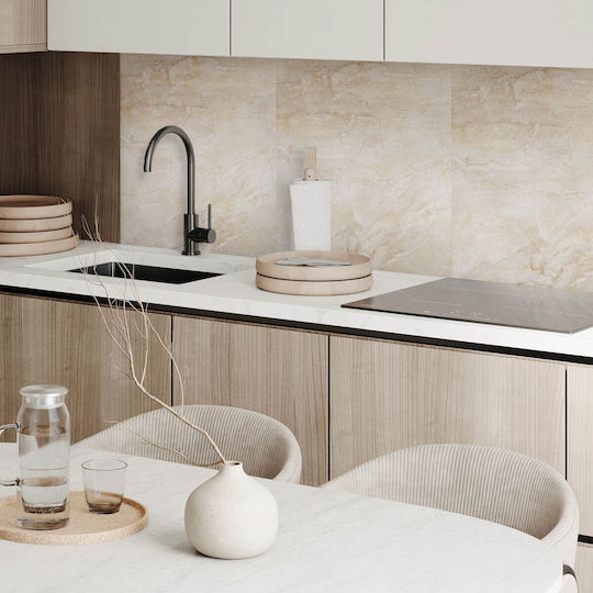 Set de Plăci de Vinil Imprimate Decorațiune pentru Dormitor Model de Piatră Naturală 4x50x50 Bucăți