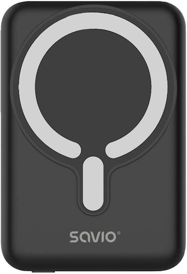 Savio BA-12 MagSafe Power Bank 10000mAh 20W Power Delivery Black