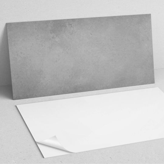 Coloray Wandsticker Pvc Verpackung Mit Fliesendesign Wohnzimmer Textur Unbearbeiteter Beton 10x40x20 cm
