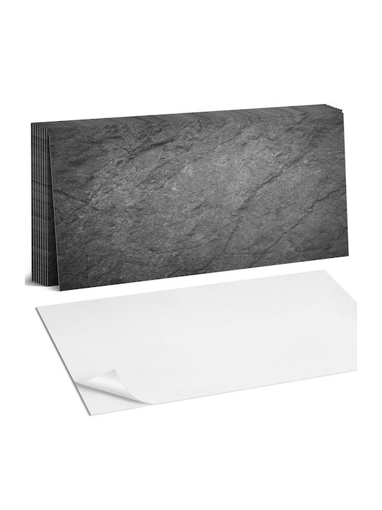 Set Wandsticker Kacheln Pvc Textur Natürlicher Stein 10x40x20 cm