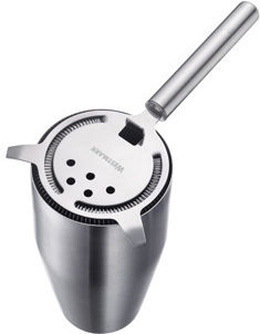 Westmark Judy Professional Foam Collector Strainer Stainless Steel Spiral Mesh Ø 8 Cm Two Side Supports 62822260