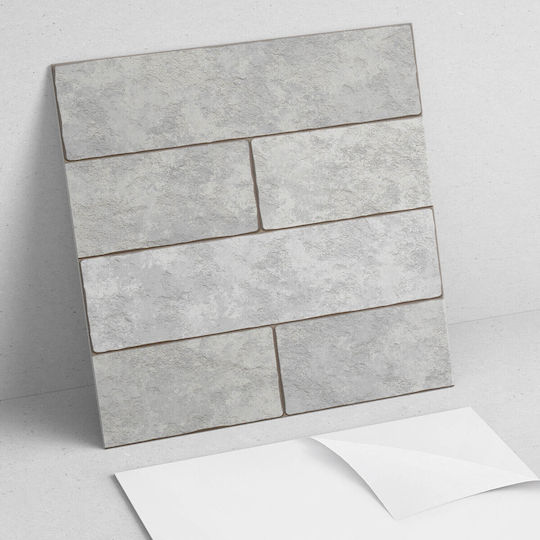 Decorative Vinyl Tiles Graphics Kitchen Or Bathroom Three Dimensional Brick Pattern 9x30x30 Pcs