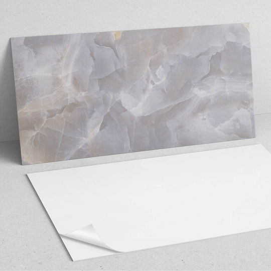 Set Of Vinyl Tiles Living Room Self Adhesive Design Natural Stone 6x60x30 Cm