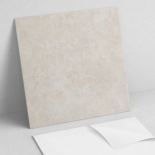 Vinyl Tile Set Natural Stone Texture Print 9x30x30 Pieces
