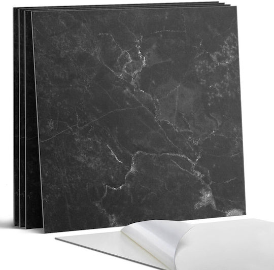 Set Vinyl Kacheln Muster Schlafzimmer Muster Marmor Adern 4x50x50 cm