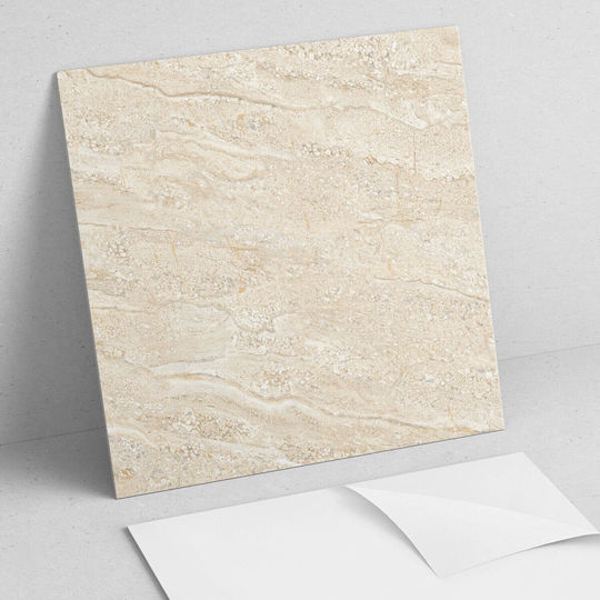 Vinyl Tile Set Bedroom Pattern Natural Stone Design 9x30x30 cm