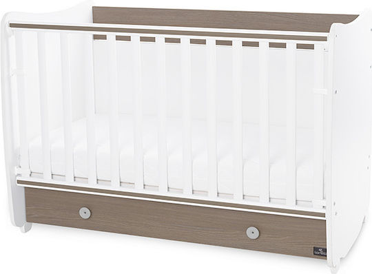 Lorreli Babybett Wiege Dream Weiß mit Matratze & Schublade