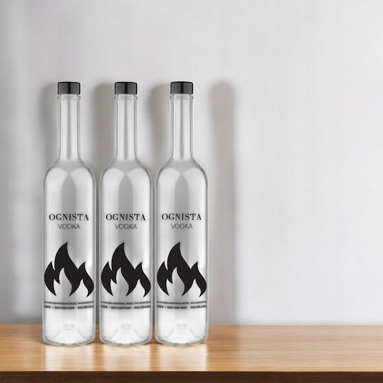Futura 500ml Fire Vodka Bottle Vodka Bimber Glass Bottles Printing