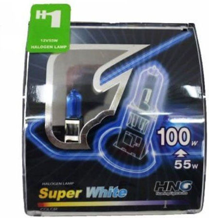 Hng Halogen Lamps Type Xenon 55W 12V H1 5500K 2pcs Super White
