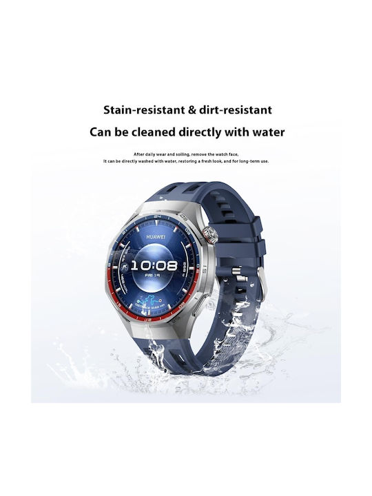 Huawei Watch Ultimate 2/Watch GT Runner 2/Watch GT 6 Pro 46mm Silicone Strap Grey