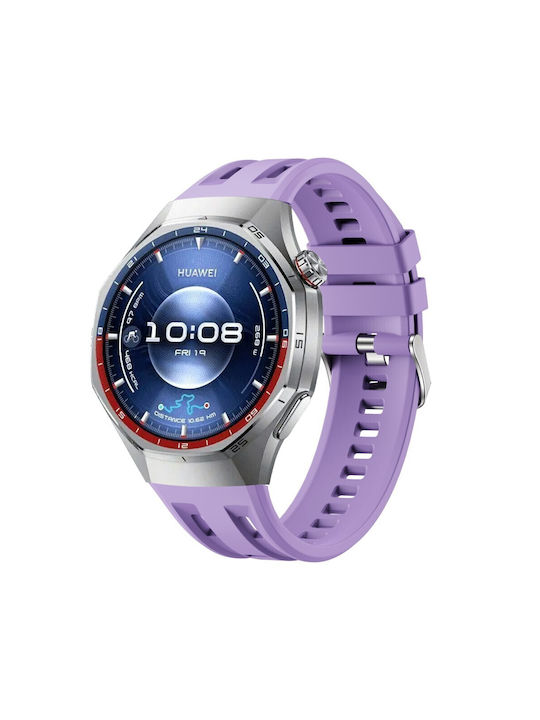 Huawei Watch Ultimate 2 Watch GT Runner 2 Watch GT 6 Pro 46mm Silicone Strap Purple