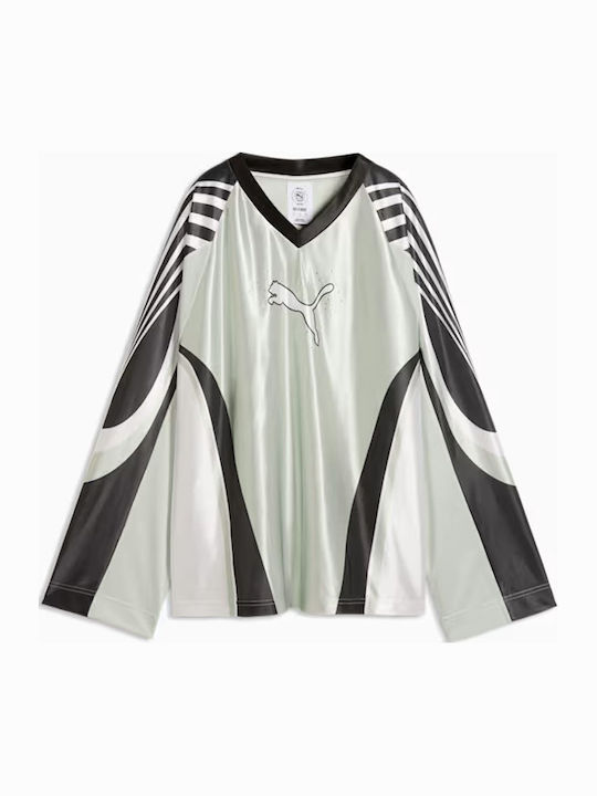 Glam Damen Bluse Grün
